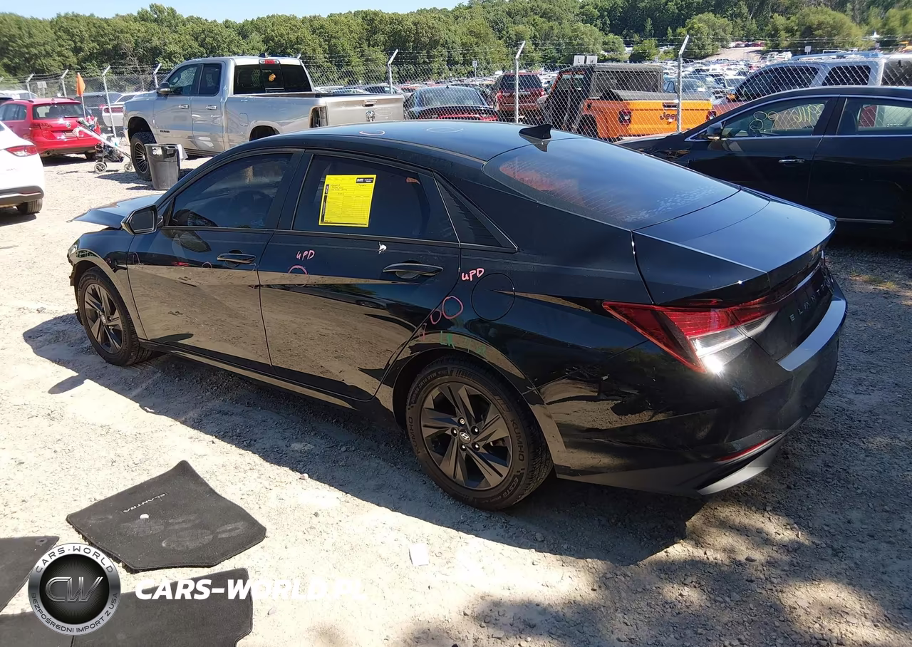 2021 Hyundai Elantra Sel VIN:5NPLS4AG3MH010542 - 3