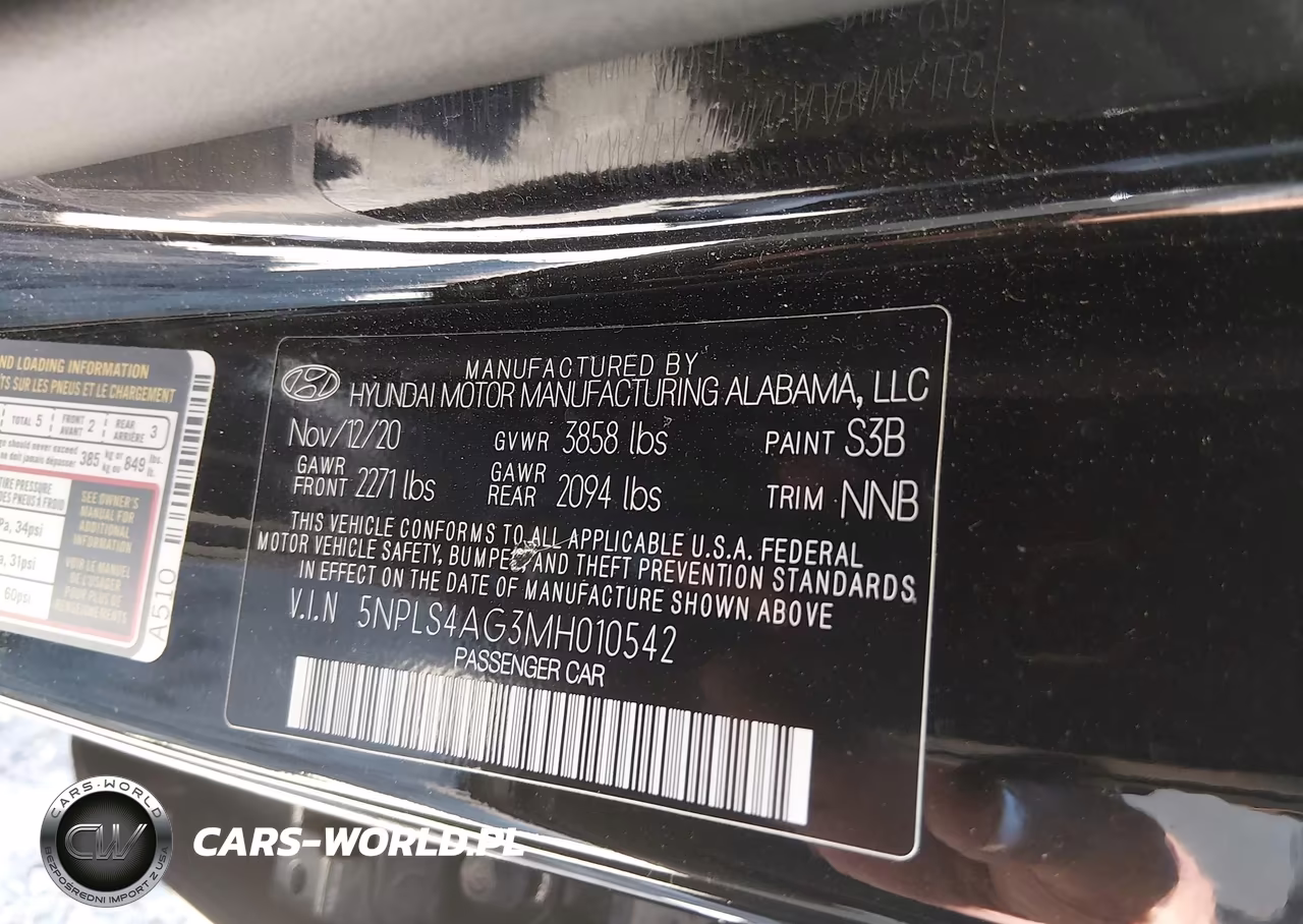 2021 Hyundai Elantra Sel VIN:5NPLS4AG3MH010542 - 9