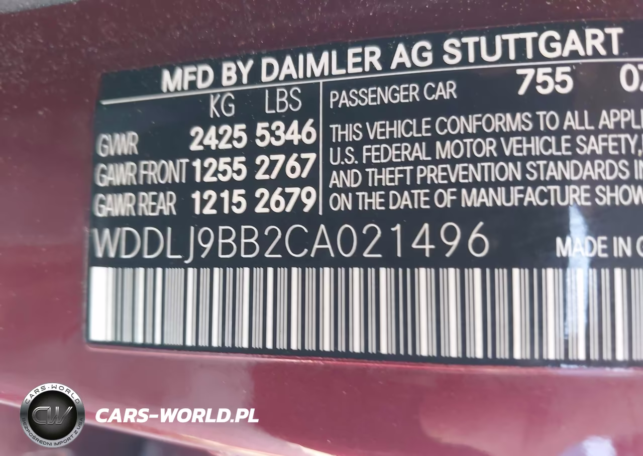 2012 Mercedes-Benz Cls 550 4Matic VIN:WDDLJ9BB2CA021496 - 9