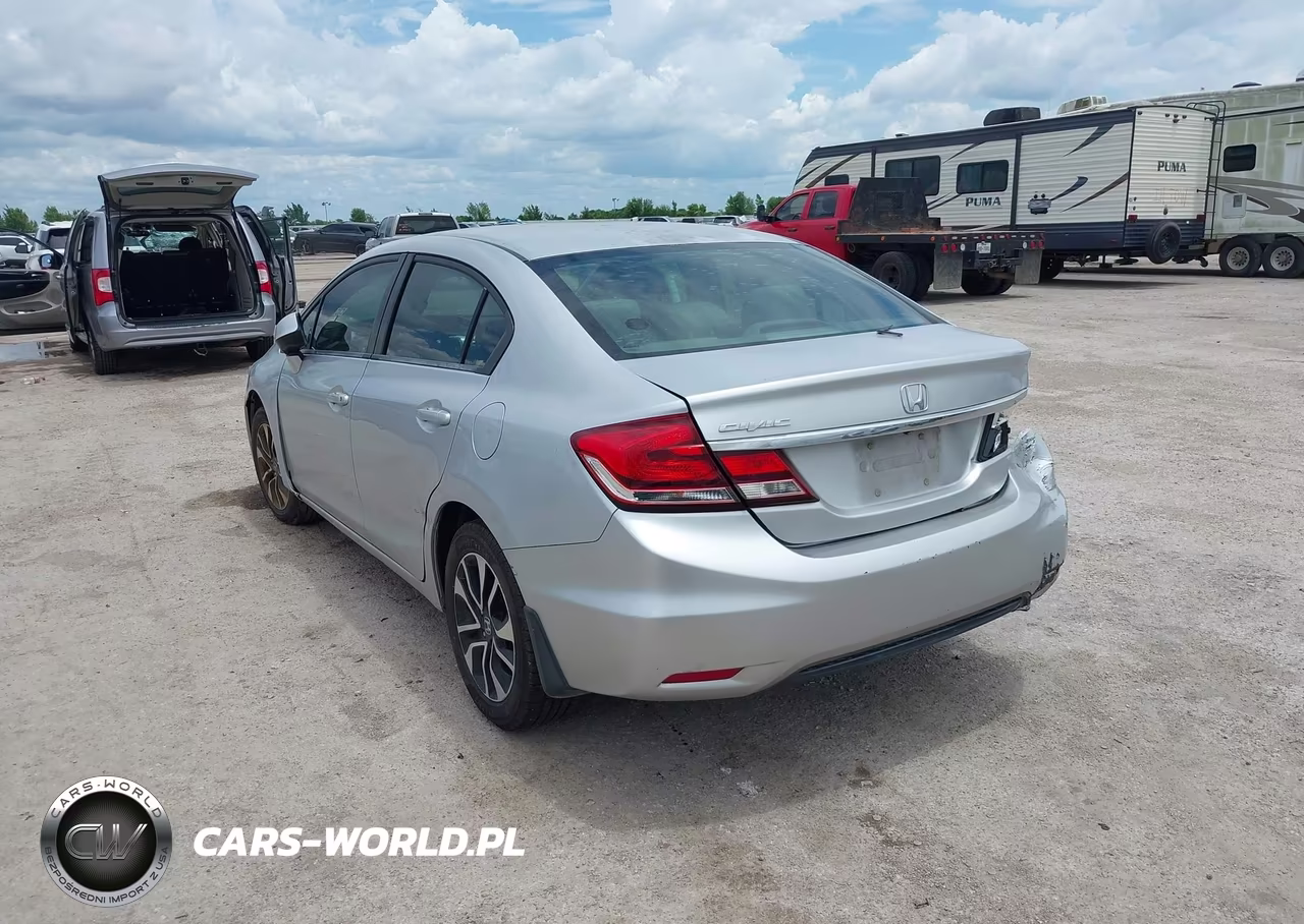 2013 Honda Civic Ex VIN:2HGFB2F87DH548092 - 3