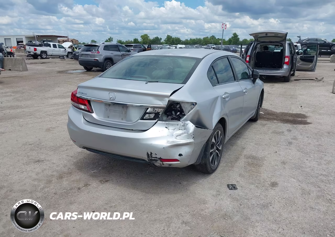 2013 Honda Civic Ex VIN:2HGFB2F87DH548092 - 4