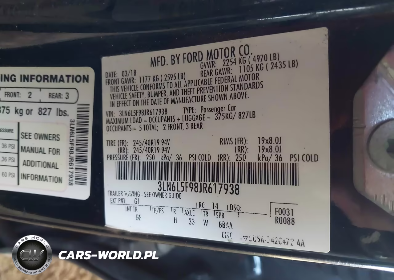 2018 Lincoln Mkz Reserve VIN:3LN6L5F98JR617938 - 9