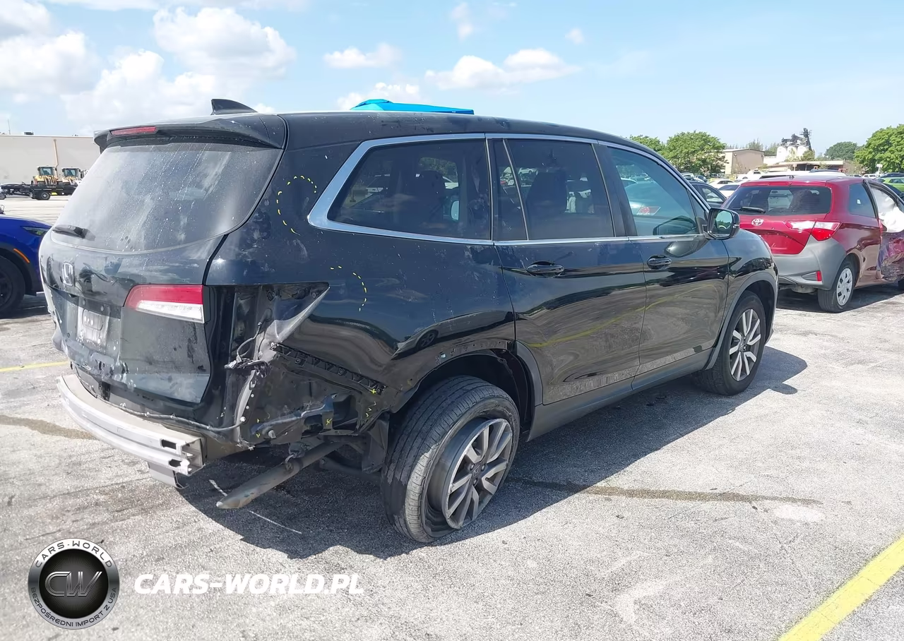 2020 Honda Pilot 2Wd Ex-L VIN:5FNYF5H5XLB010569 - 4