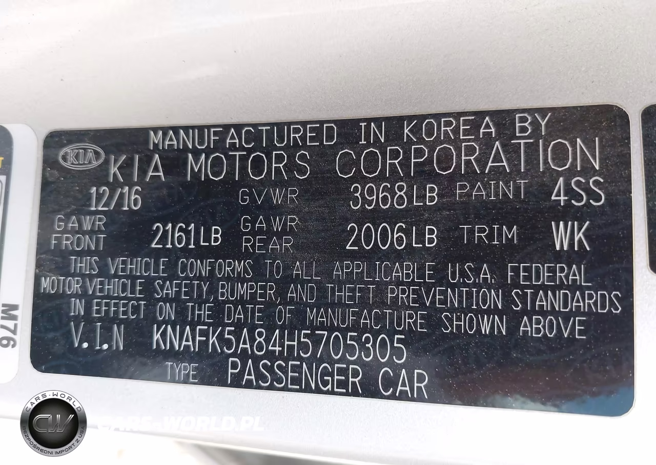 2017 Kia Forte Lx VIN:KNAFK5A84H5705305 - 9