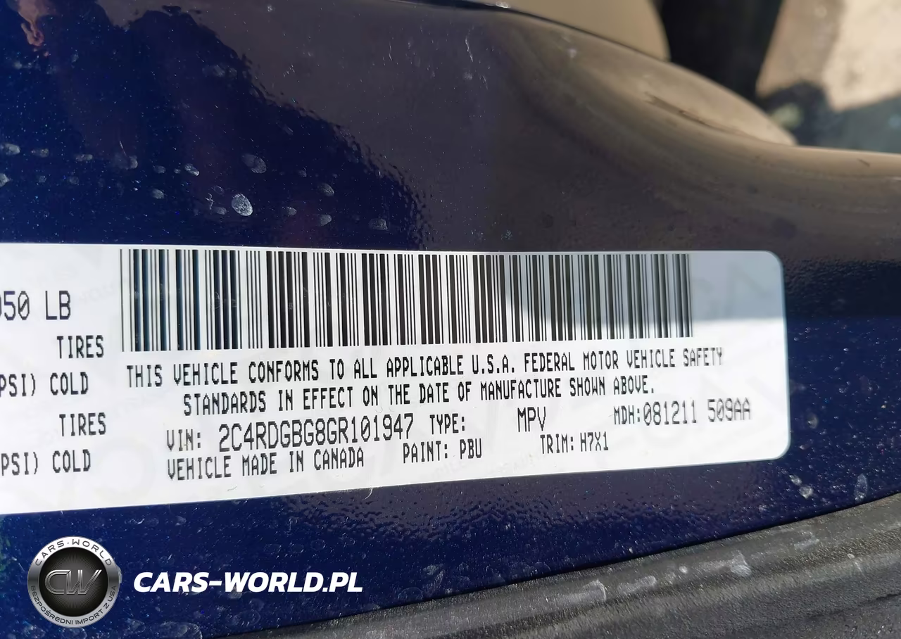 2016 Dodge Grand Caravan Se VIN:2C4RDGBG8GR101947 - 9
