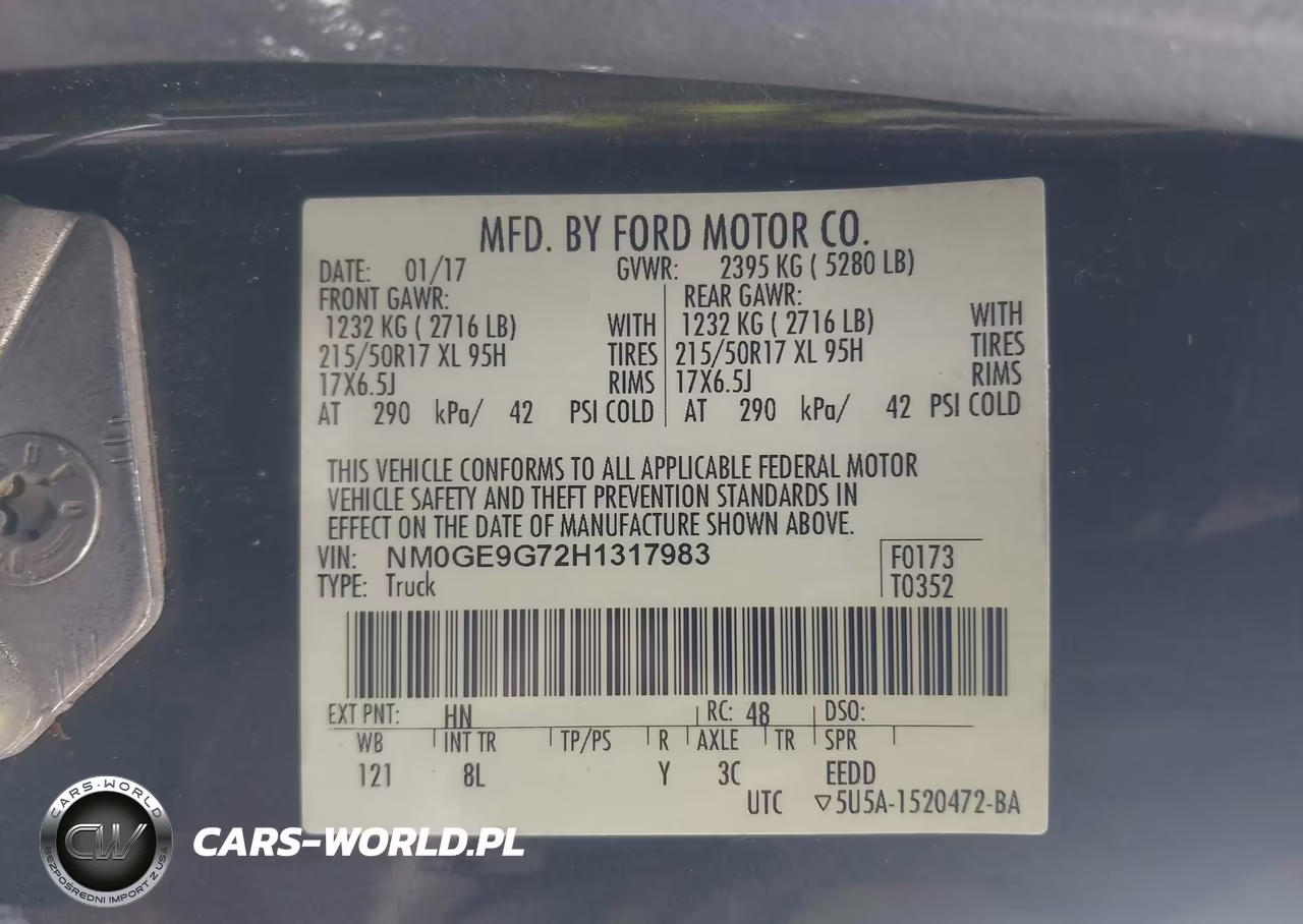 2017 Ford Transit Connect Titanium VIN:NM0GE9G72H1317983 - 9
