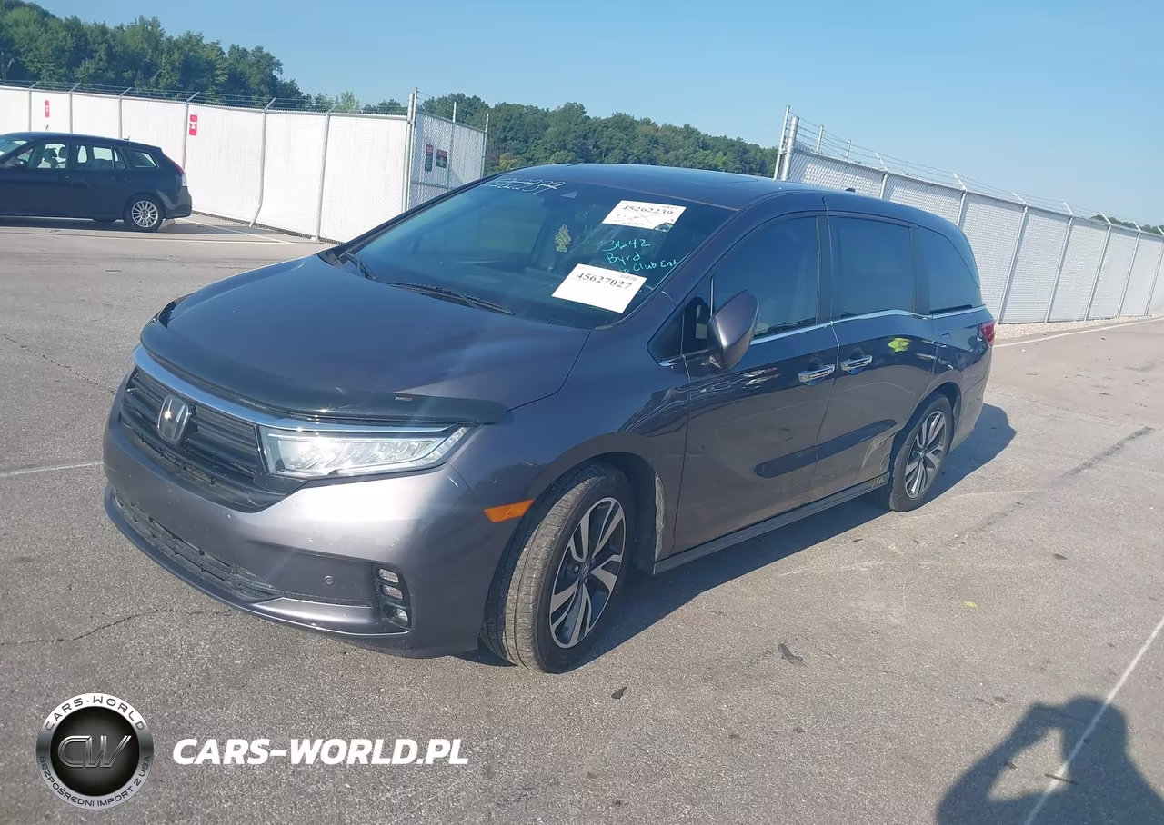 2022 Honda Odyssey Touring VIN:5FNRL6H8XNB018381 - 2