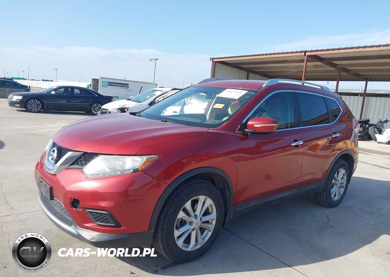 2015 Nissan Rogue Sv VIN:KNMAT2MT4FP584091 - 2