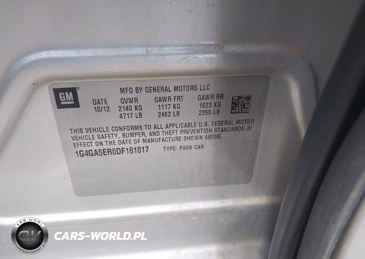 2013 Buick Lacrosse VIN:1G4GA5ER0DF181017 - 9