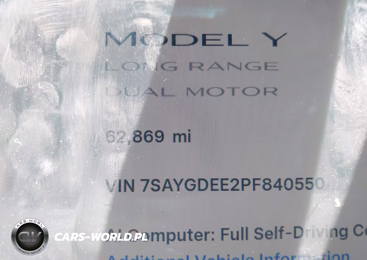 2023 Tesla Model Y Awd-Long Range Dual Motor All-Wheel Drive VIN:7SAYGDEE2PF840550 - 14