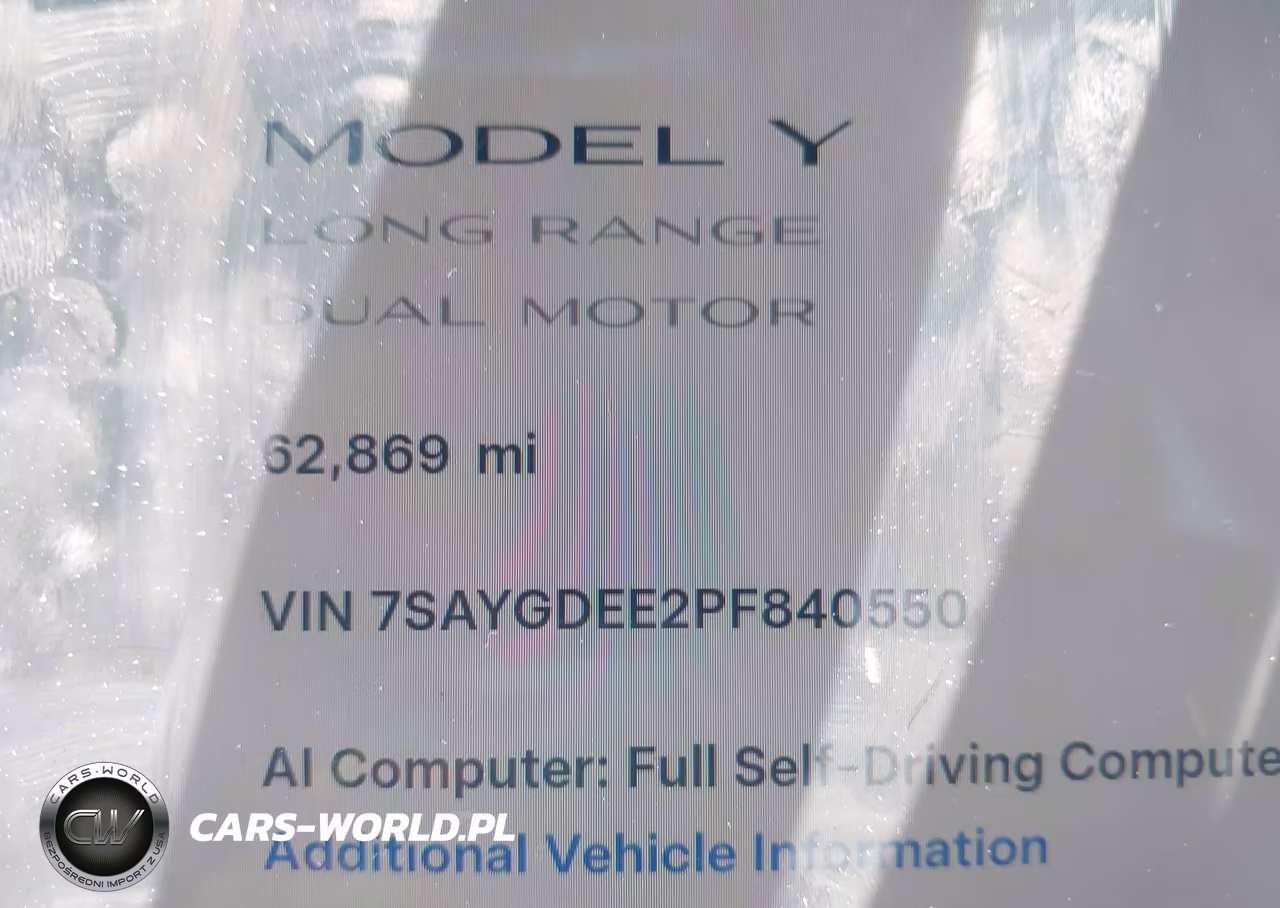 2023 Tesla Model Y Awd-Long Range Dual Motor All-Wheel Drive VIN:7SAYGDEE2PF840550 - 7