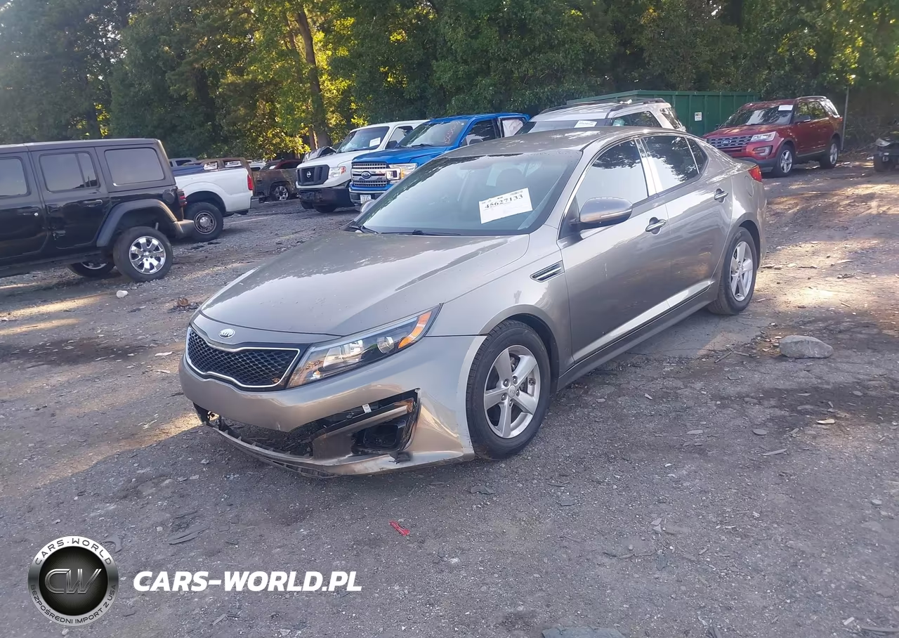 2014 Kia Optima Lx VIN:5XXGM4A7XEG343118 - 2