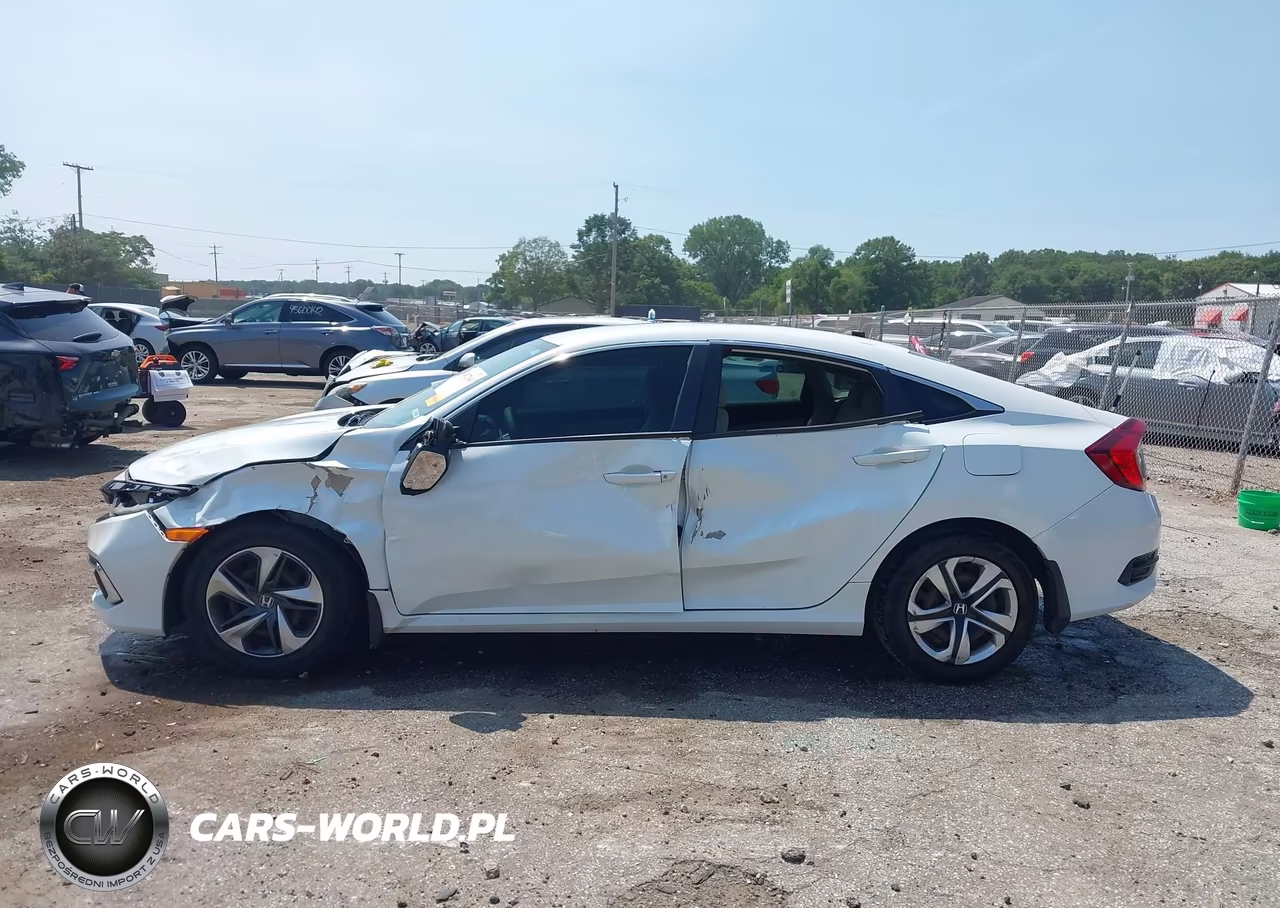 2019 Honda Civic Lx VIN:19XFC2F62KE024819 - 14