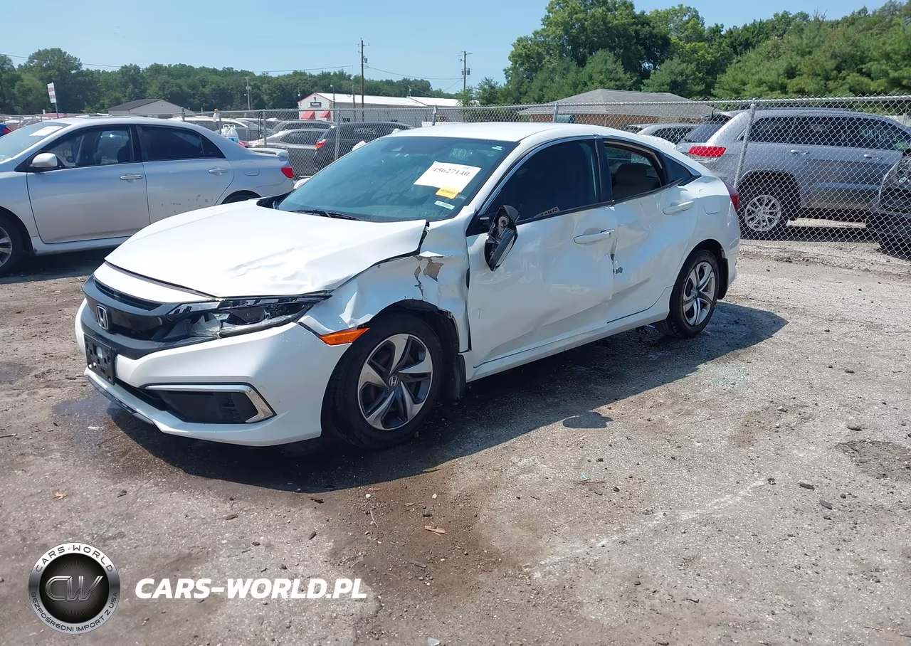 2019 Honda Civic Lx VIN:19XFC2F62KE024819 - 2