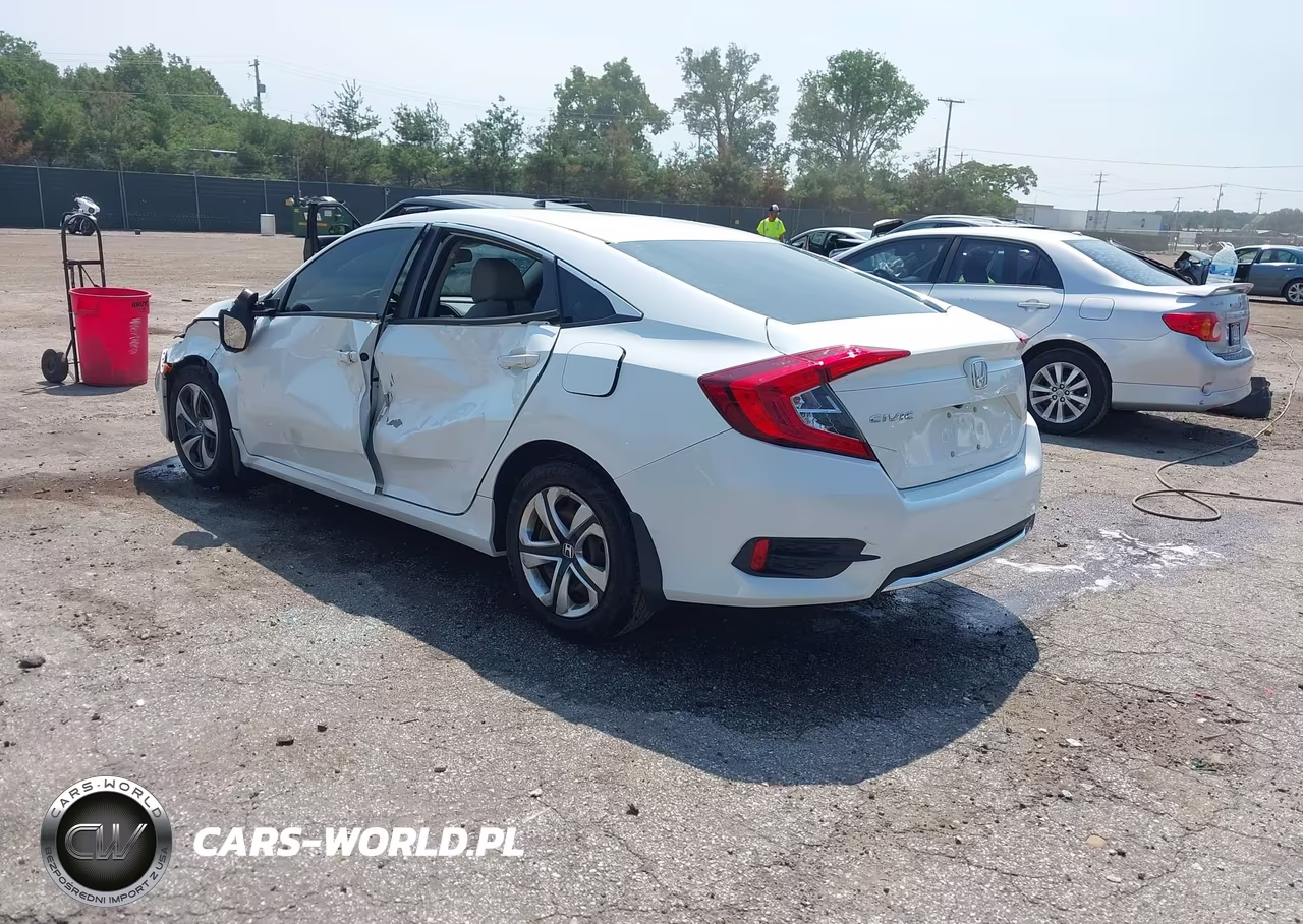 2019 Honda Civic Lx VIN:19XFC2F62KE024819 - 3