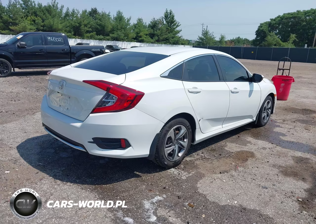 2019 Honda Civic Lx VIN:19XFC2F62KE024819 - 4