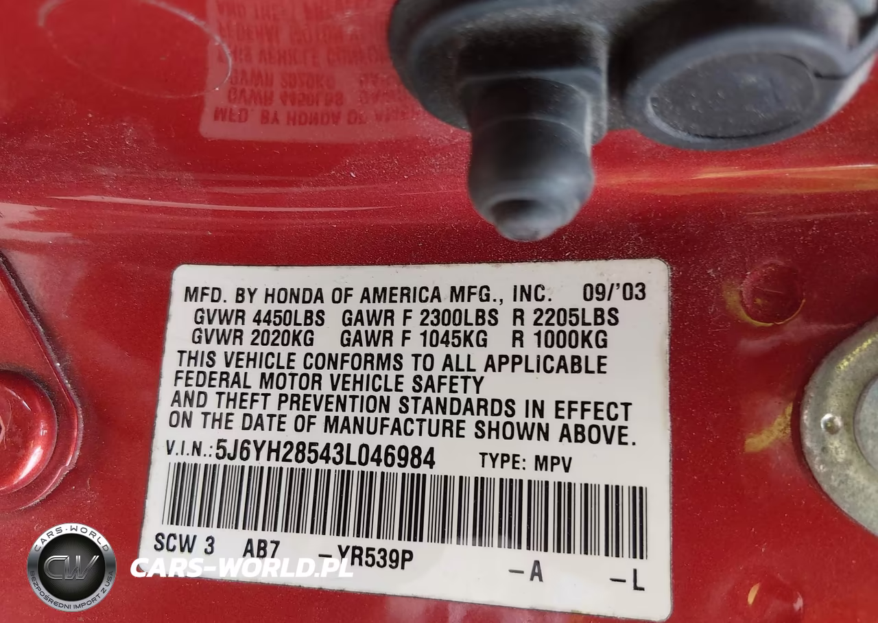 2003 Honda Element Ex VIN:5J6YH28543L046984 - 9