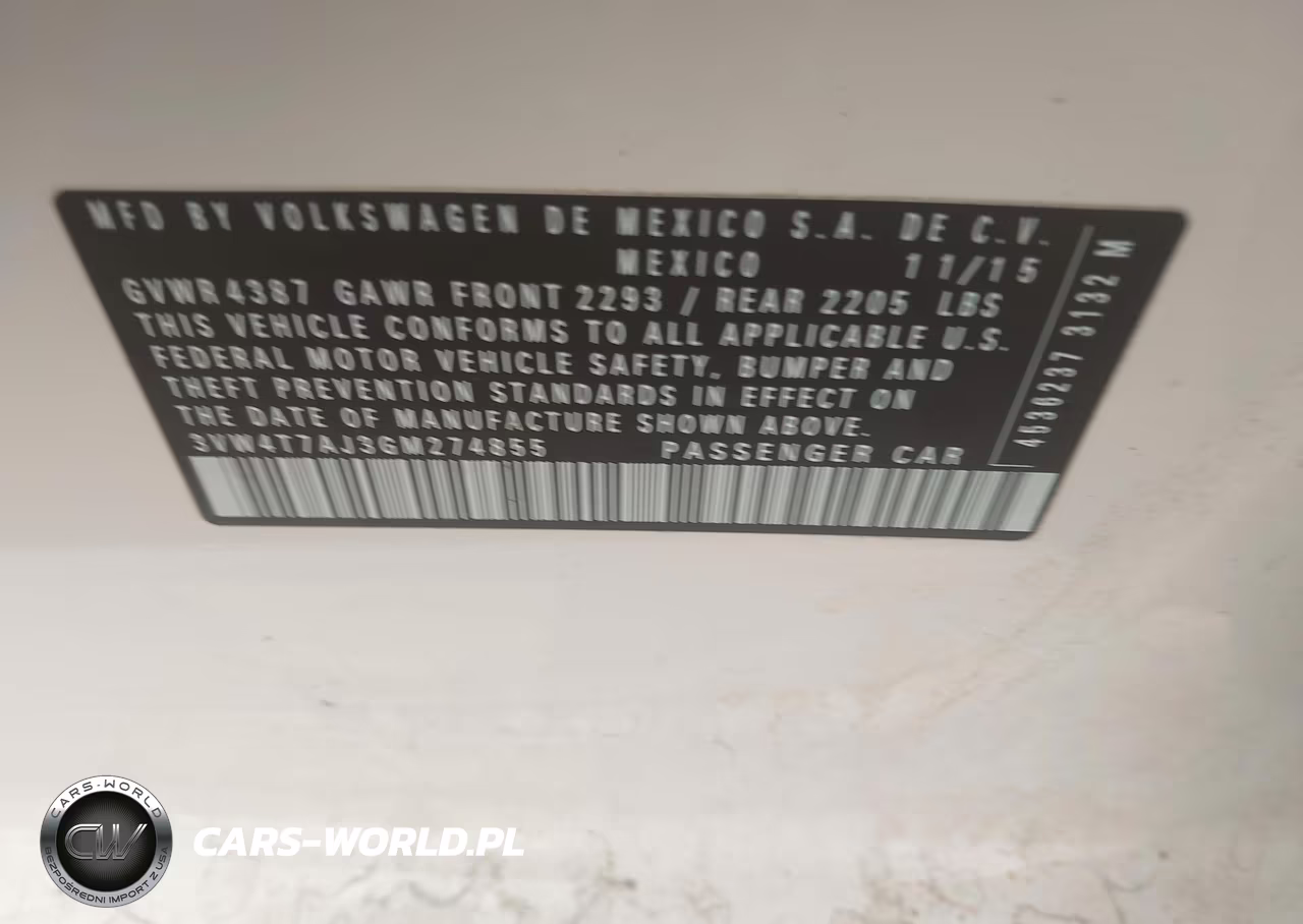 2016 Volkswagen Jetta 2.0T Gli Se VIN:3VW4T7AJ3GM274855 - 9