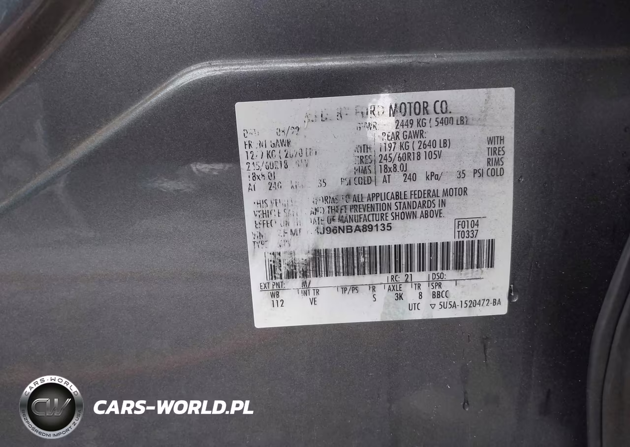 2022 Ford Edge Sel VIN:2FMPK4J96NBA89135 - 9