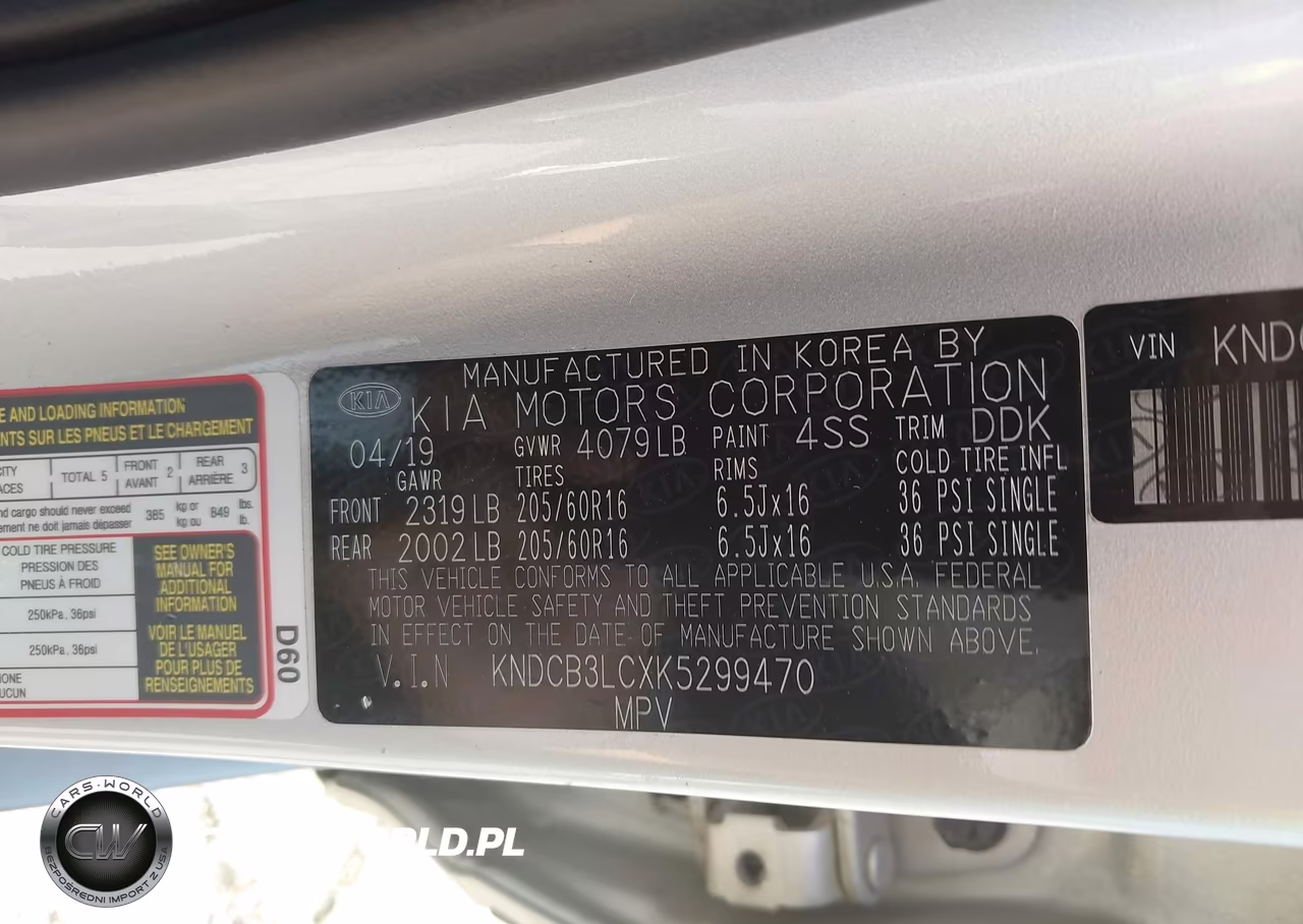 2019 Kia Niro Fe VIN:KNDCB3LCXK5299470 - 9