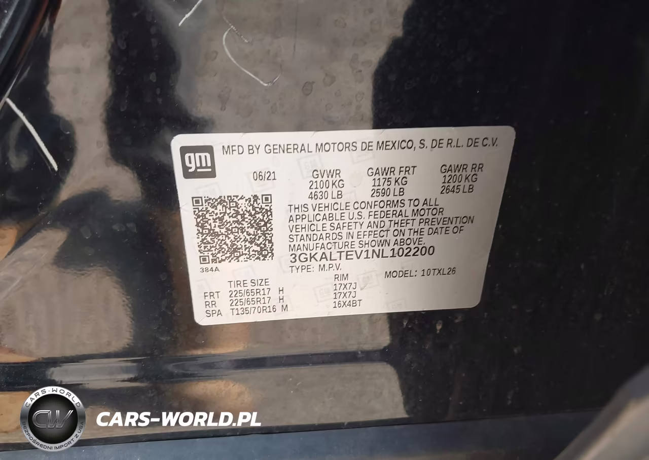 2022 GMC Terrain Awd Sle VIN:3GKALTEV1NL102200 - 9