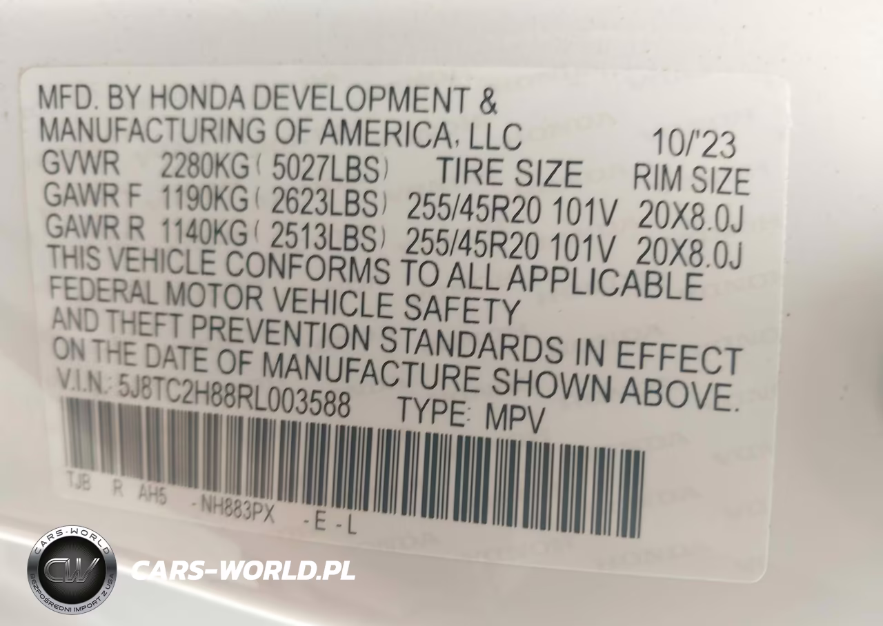 2024 Acura Rdx A-Spec Advance Package VIN:5J8TC2H88RL003588 - 9