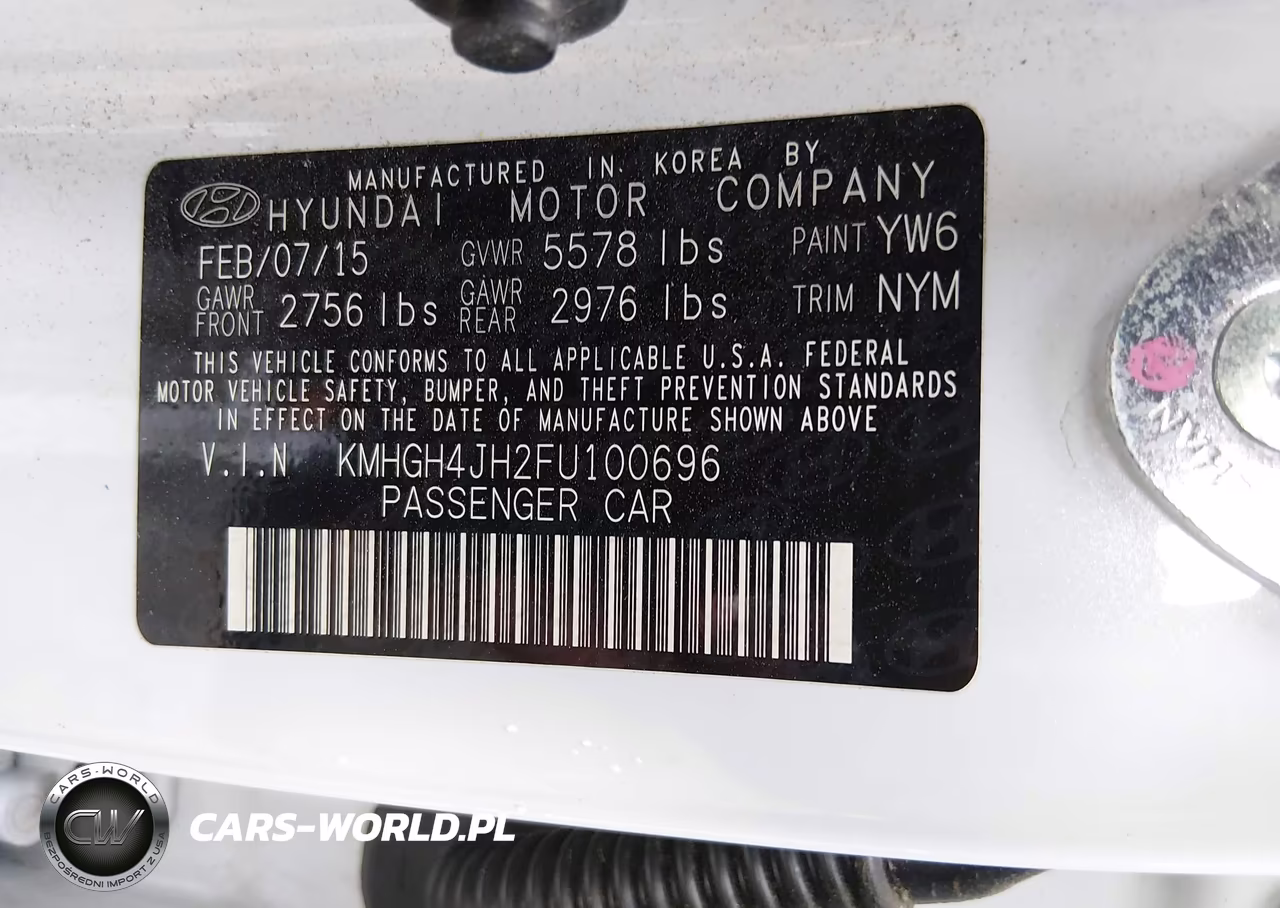 2015 Hyundai Equus Signature VIN:KMHGH4JH2FU100696 - 9