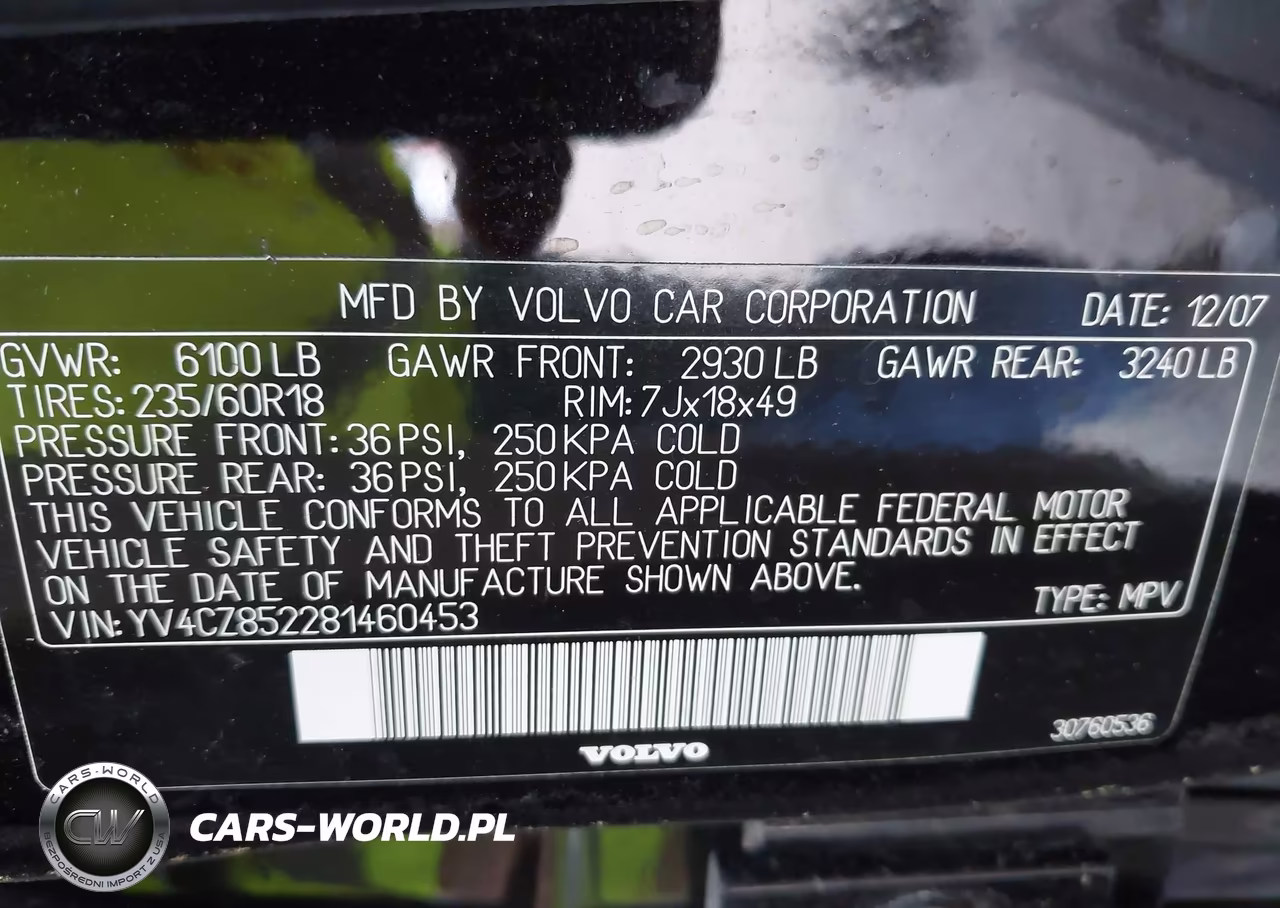 2008 Volvo Xc90 V8 VIN:YV4CZ852281460453 - 9
