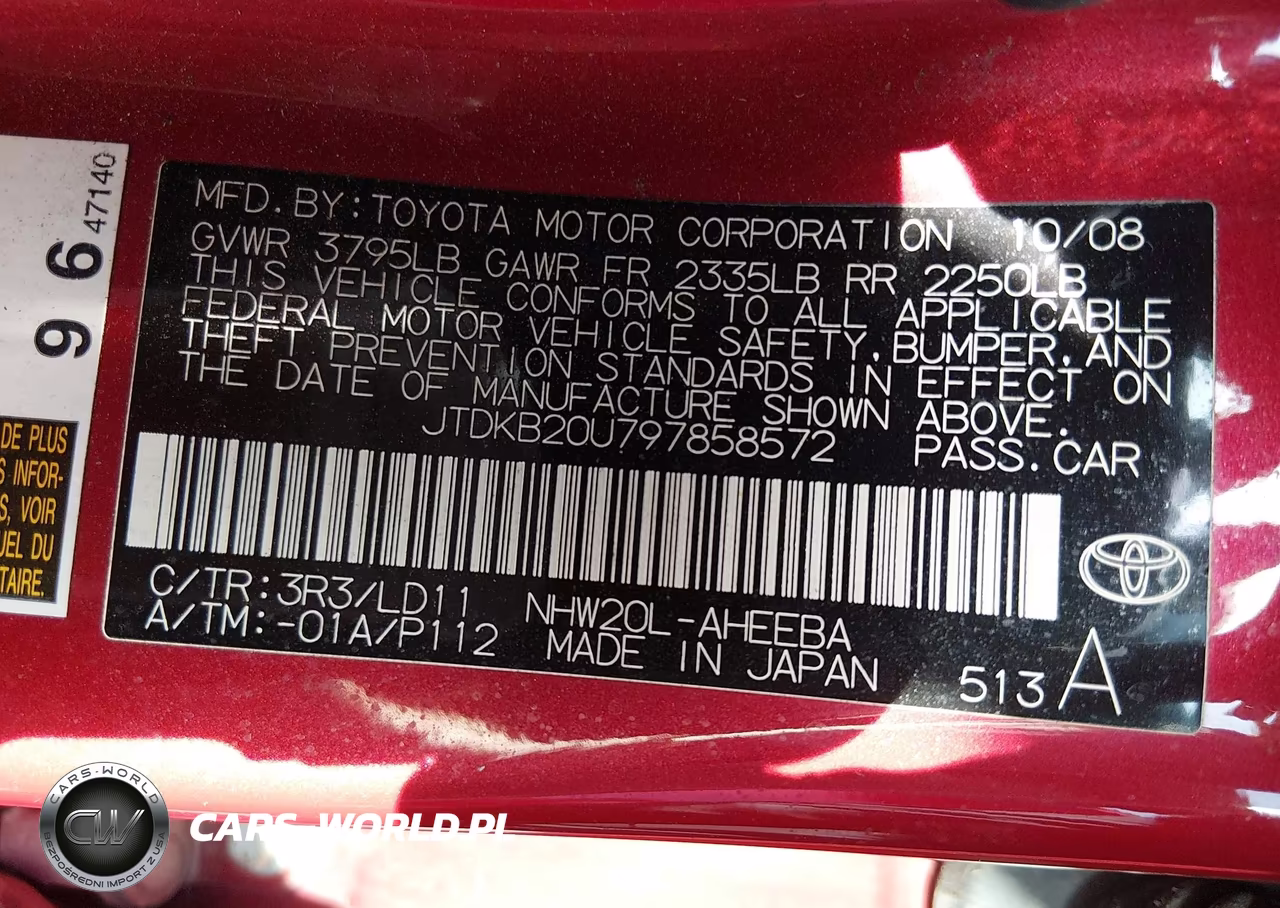 2009 Toyota Prius Touring VIN:JTDKB20U797858572 - 9