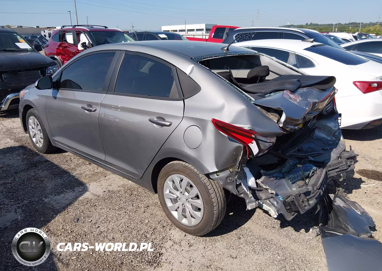 2021 Hyundai Accent Se VIN:3KPC24A64ME153172 - 3