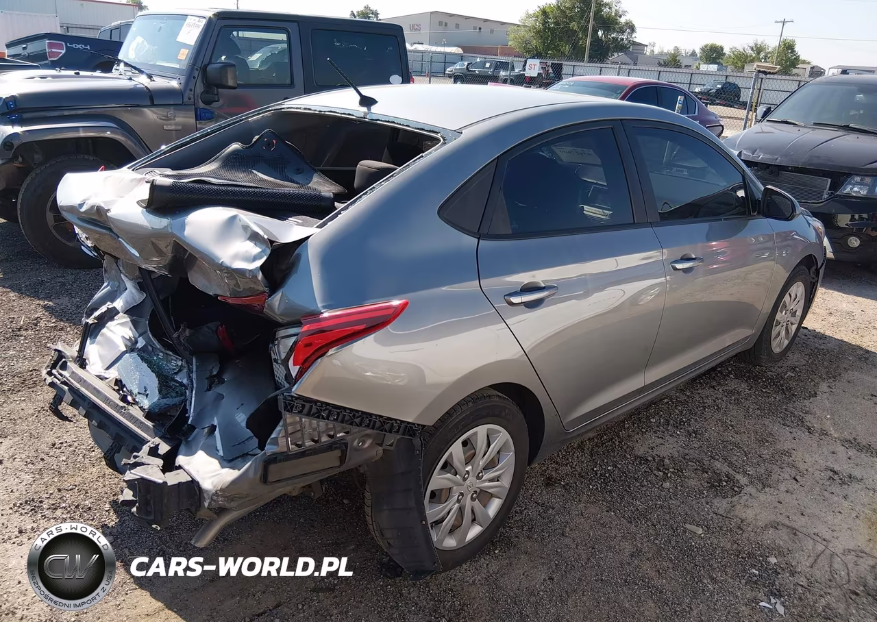 2021 Hyundai Accent Se VIN:3KPC24A64ME153172 - 4