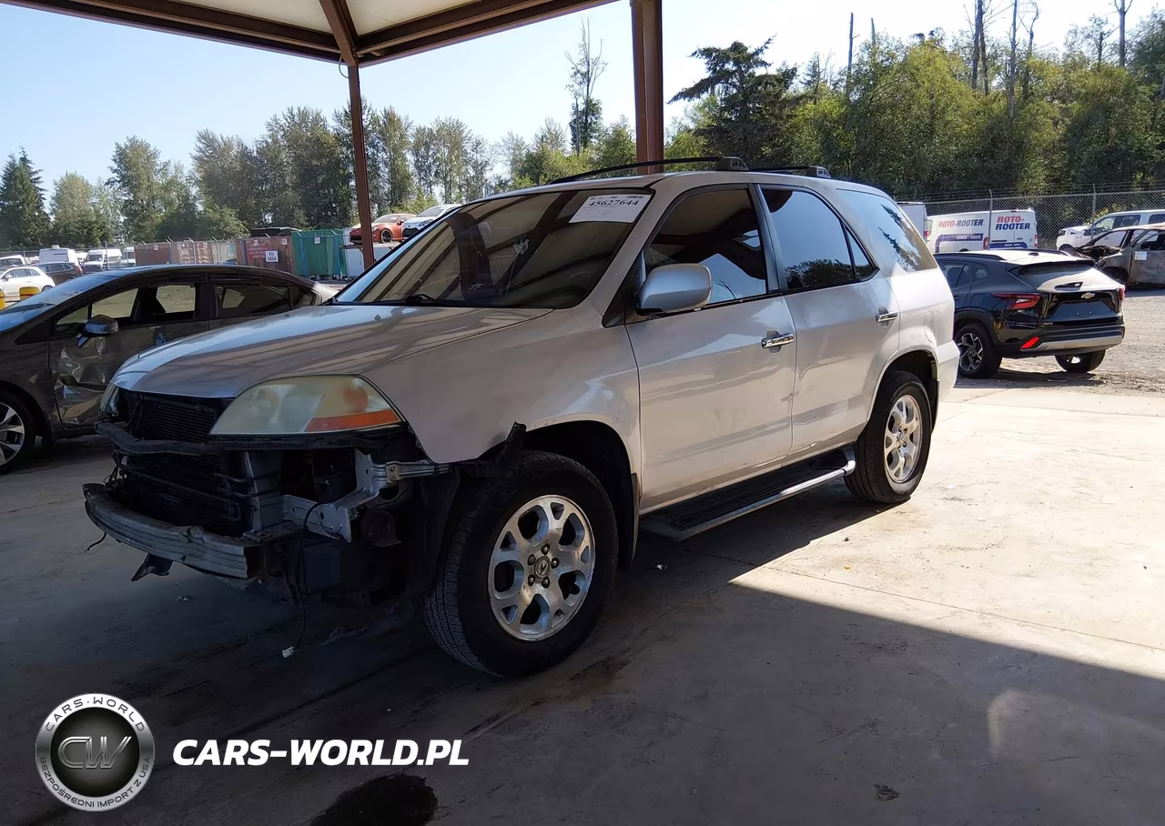 2001 Acura Mdx VIN:2HNYD18621H540897 - 2