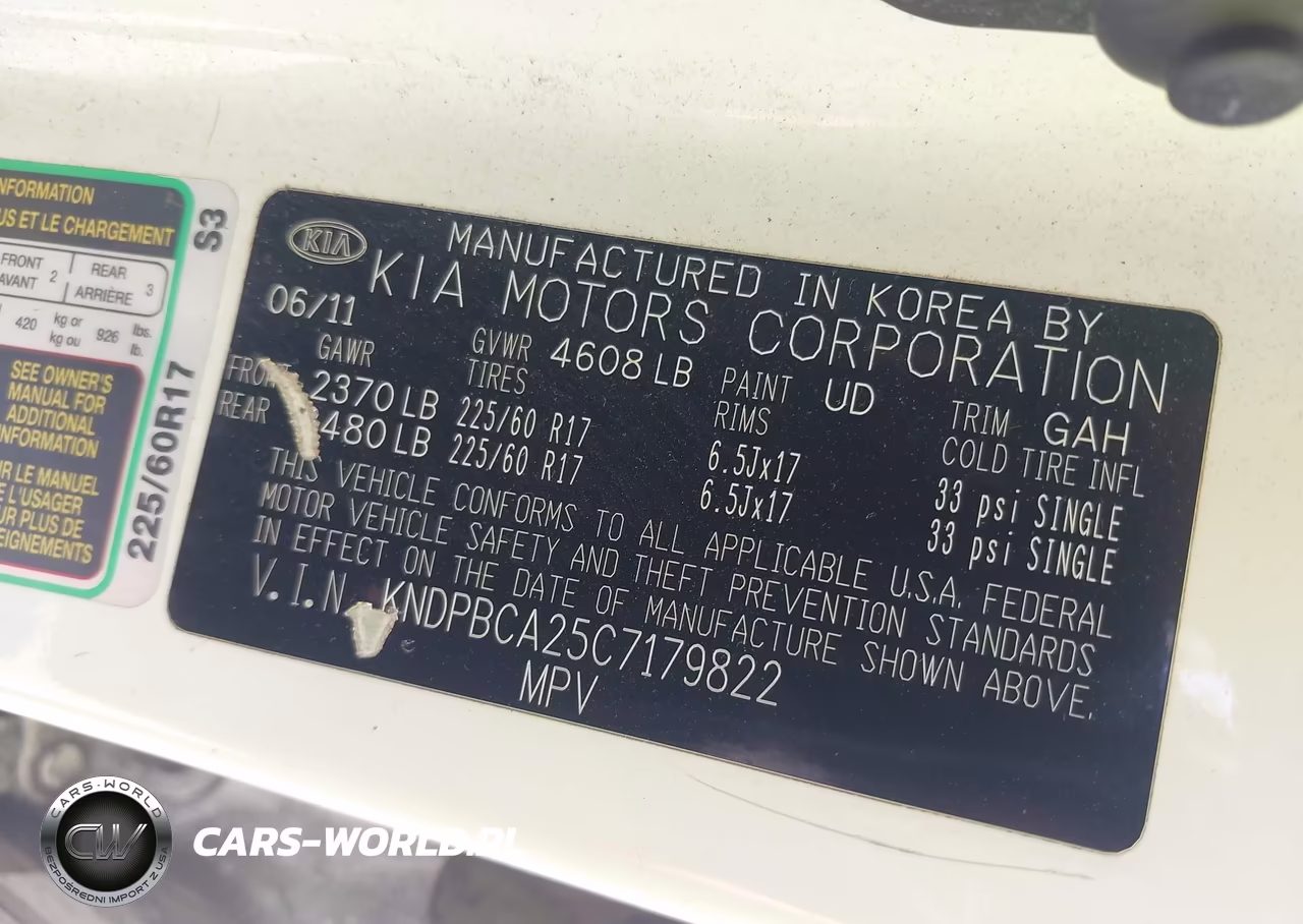 2012 Kia Sportage Lx VIN:KNDPBCA25C7179822 - 9