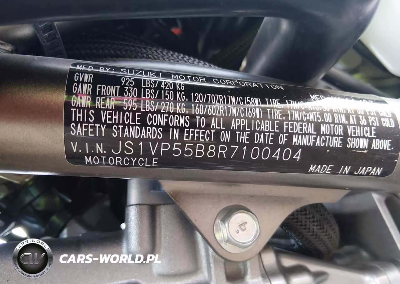 2024 Suzuki Sv650 A-X VIN:JS1VP55B8R7100404 - 10