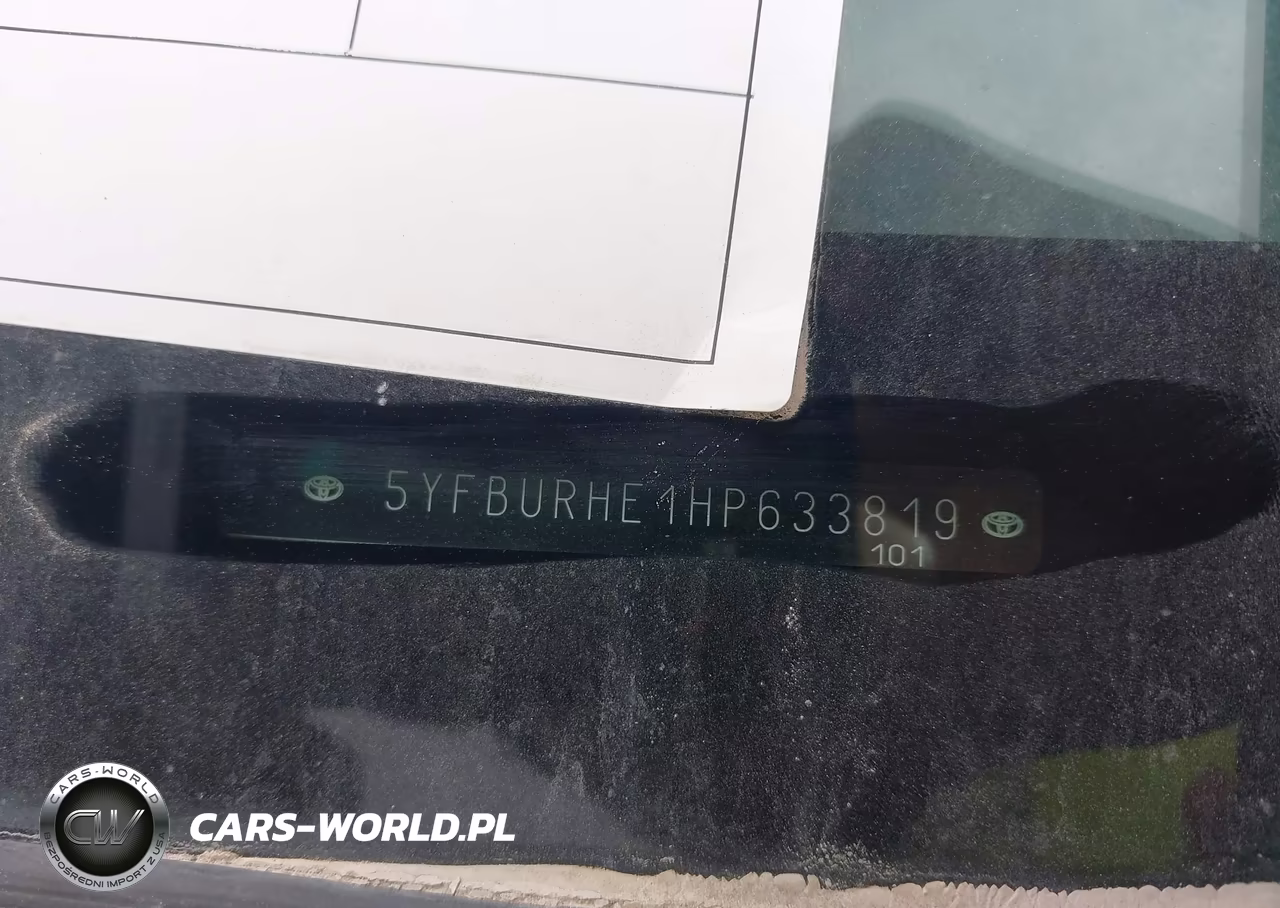 2017 Toyota Corolla Se VIN:5YFBURHE1HP633819 - 9