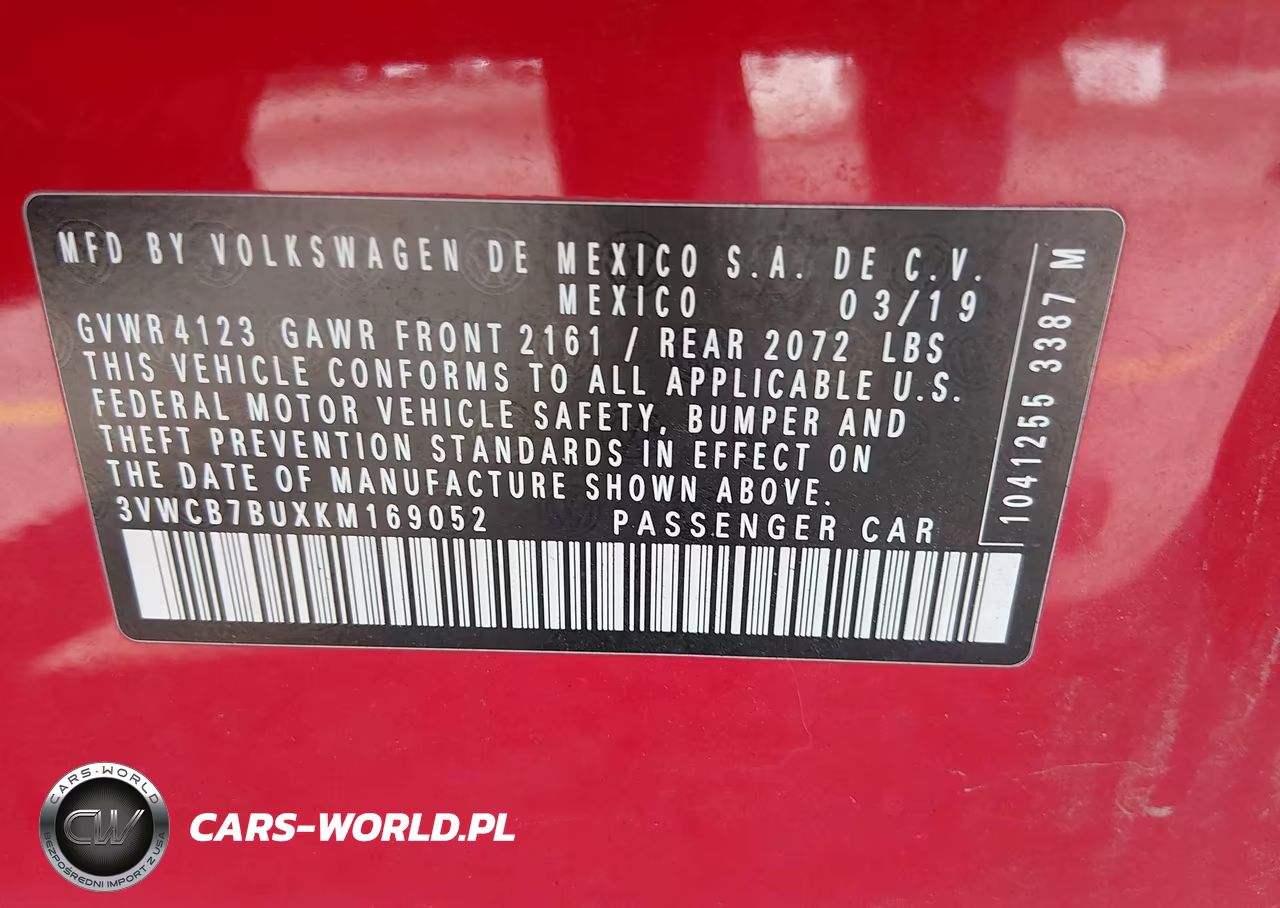 2019 Volkswagen Jetta 1.4T R-Line-1.4T S-1.4T Se VIN:3VWCB7BUXKM169052 - 9