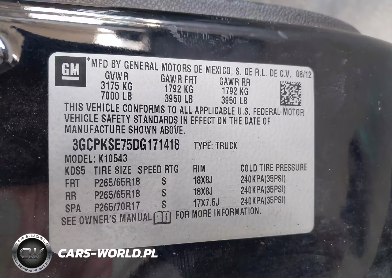 2013 Chevrolet Silverado 1500 Lt VIN:3GCPKSE75DG171418 - 9