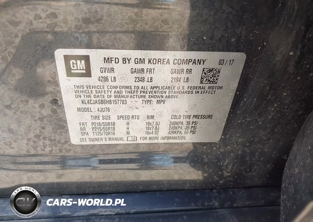 2017 Buick Encore Preferred VIN:KL4CJASB6HB157783 - 9