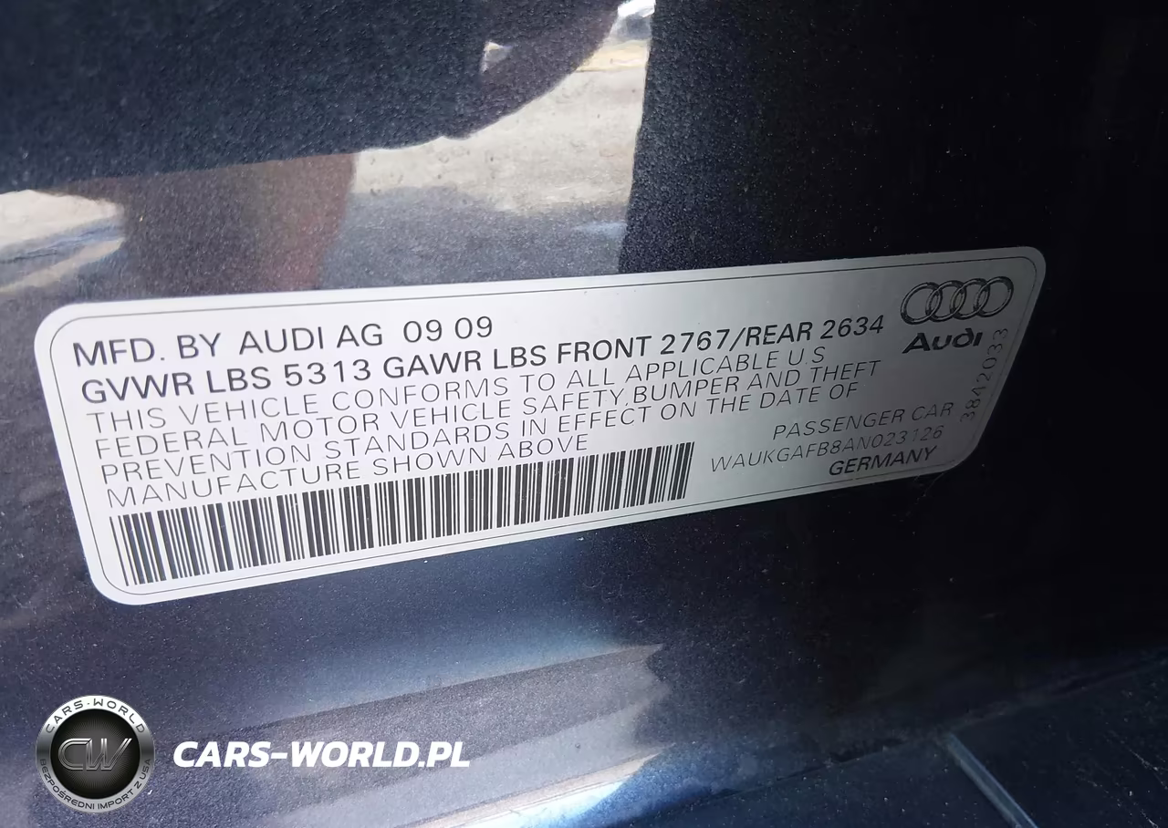 2010 Audi A6 3.0 Premium VIN:WAUKGAFB8AN023126 - 9