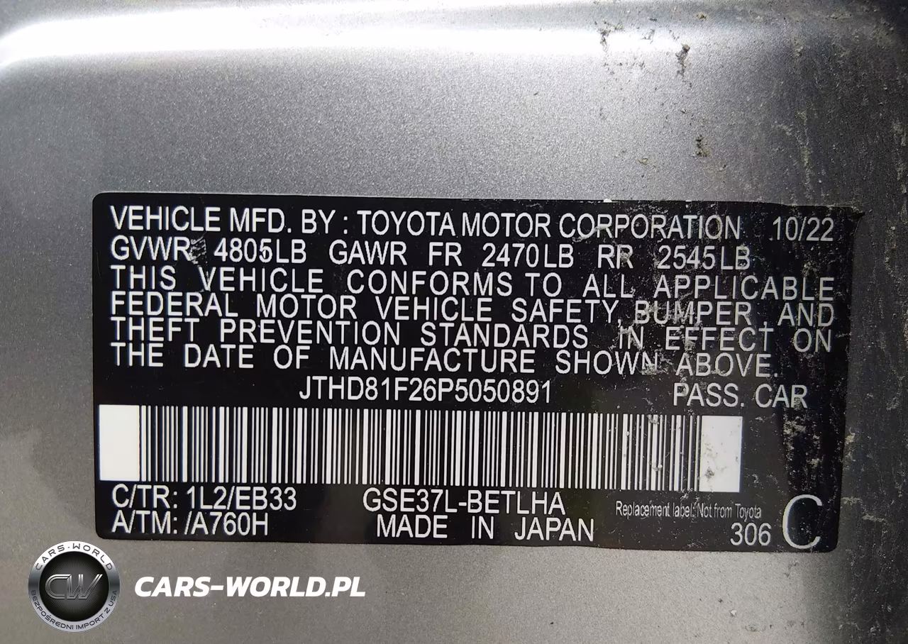 2023 Lexus Is 300 VIN:JTHD81F26P5050891 - 9