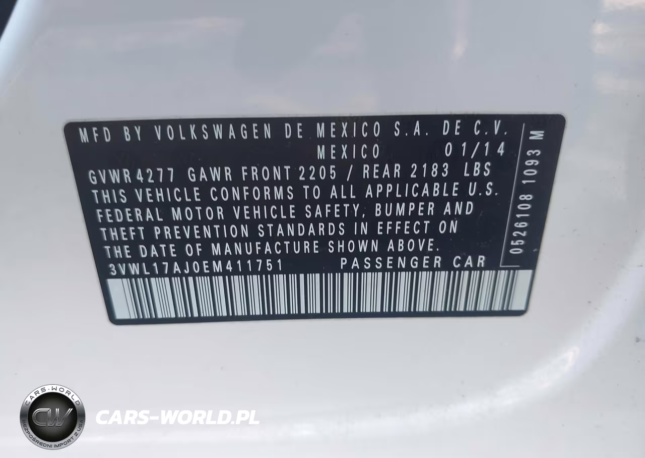 2014 Volkswagen Jetta 1.8T Sel VIN:3VWL17AJ0EM411751 - 9