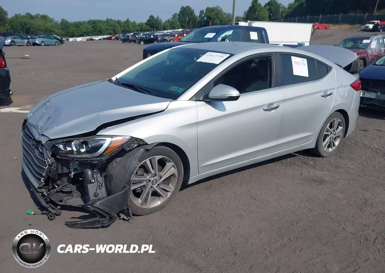 2017 Hyundai Elantra Limited VIN:KMHD84LF4HU266896 - 2