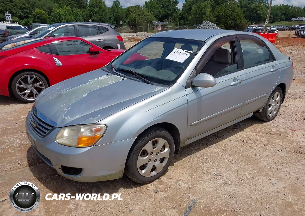 2008 Kia Spectra Lx VIN:KNAFE121885558746 - 2
