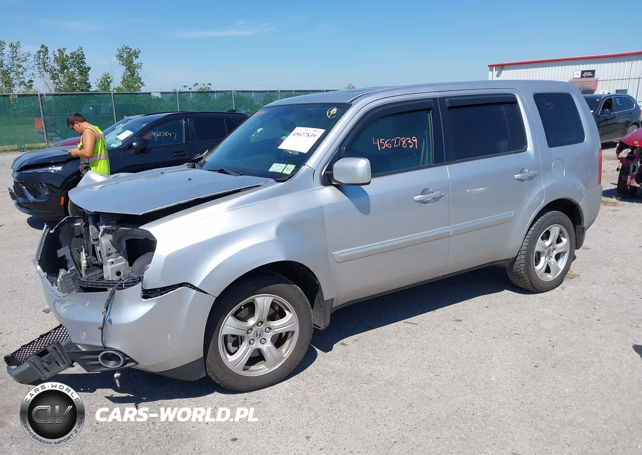 2013 Honda Pilot Ex-L VIN:5FNYF4H50DB075751 - 2