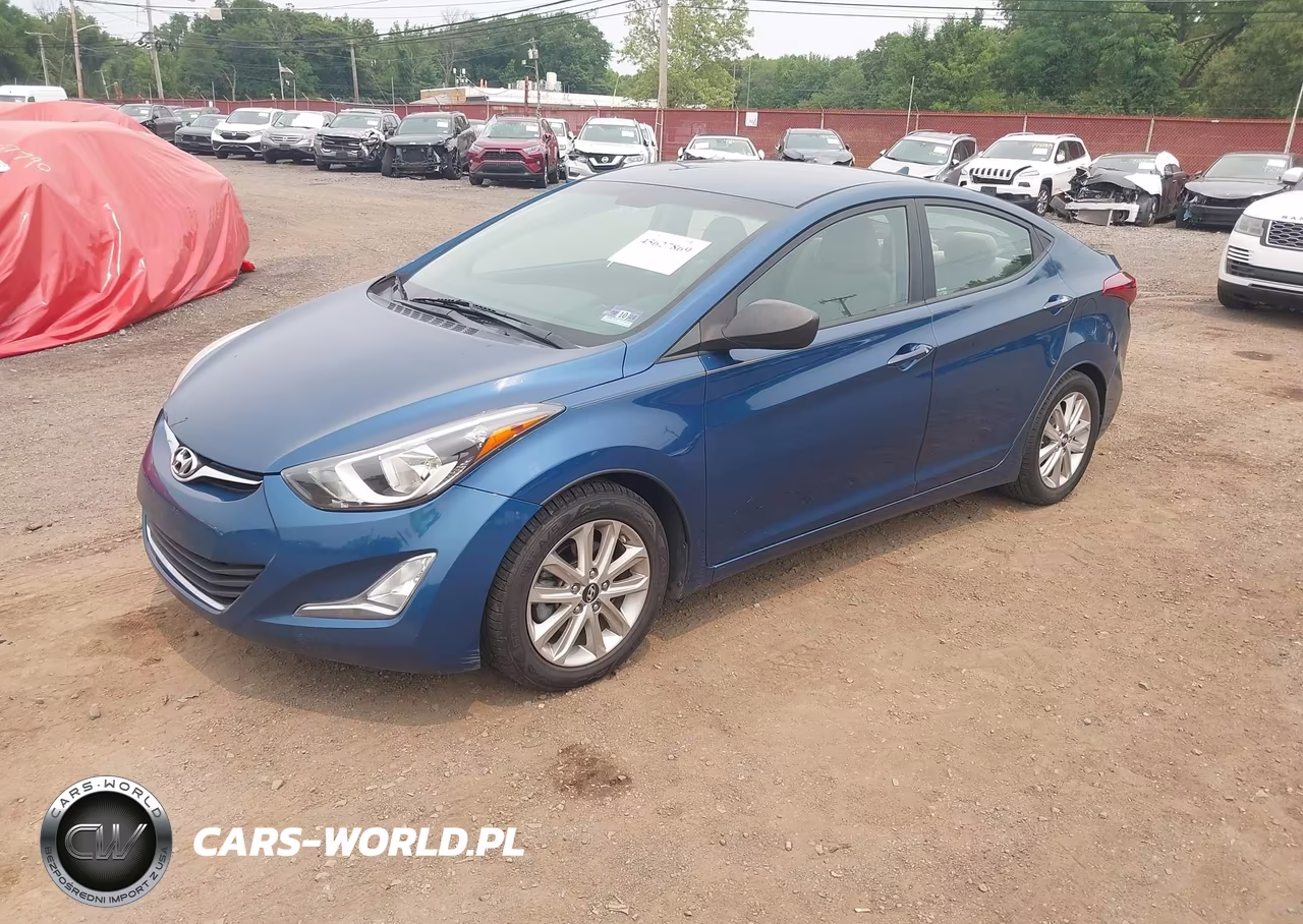 2015 Hyundai Elantra Se VIN:KMHDH4AE8FU411347 - 2