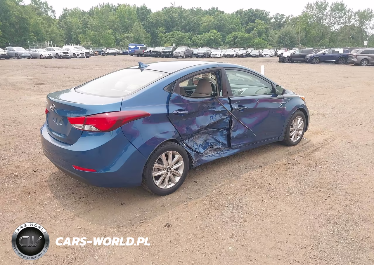 2015 Hyundai Elantra Se VIN:KMHDH4AE8FU411347 - 4