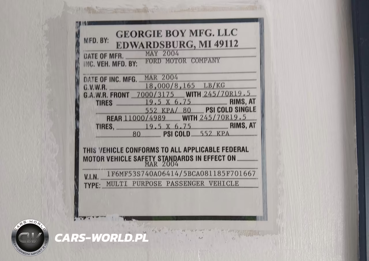 2004 Ford F550 Super Duty Stripped Chass VIN:1F6MF53S740A06414 - 9