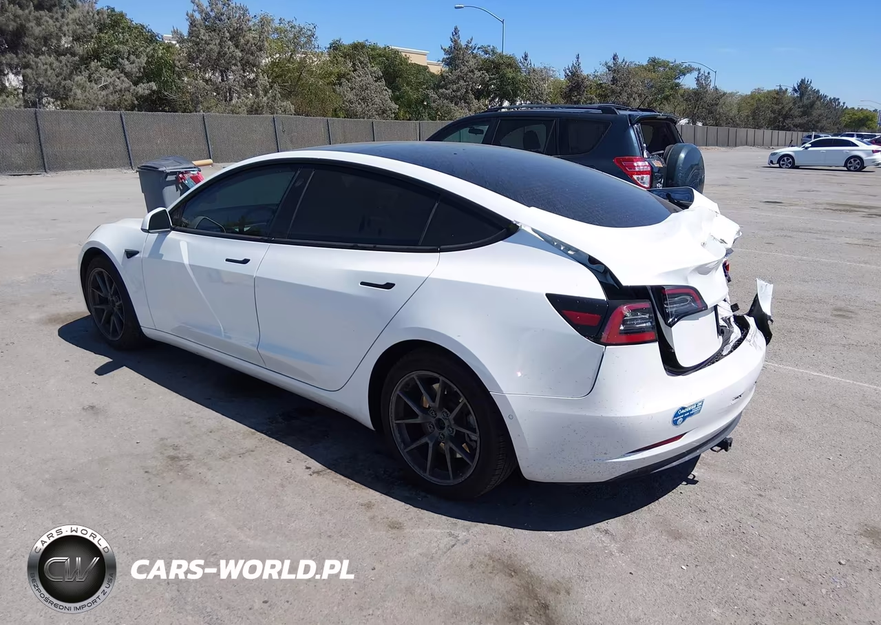 2021 Tesla Model 3 Standard Range Plus Rear-Wheel Drive VIN:5YJ3E1EA2MF018593 - 3