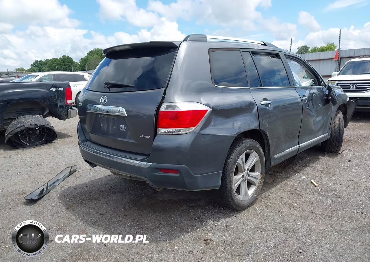 2013 Toyota Highlander Limited V6 VIN:5TDDK3EH8DS237995 - 4