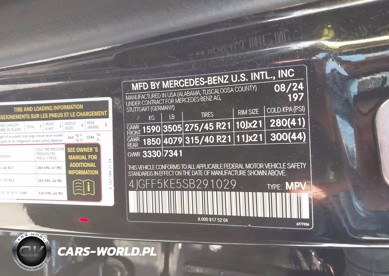 2025 Mercedes-Benz Gls 450 4Matic VIN:4JGFF5KE5SB291029 - 9